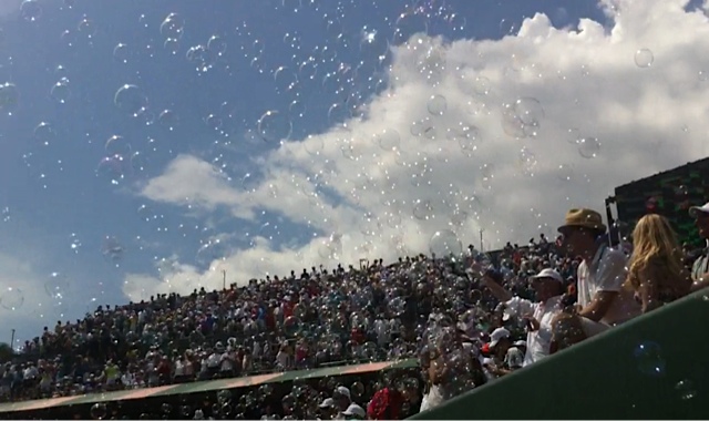 Bubbles to fill a Stadium
